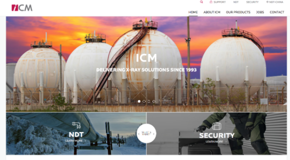ICM x-ray new website is online