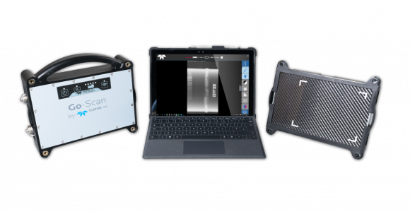 Our digital detector Go-Scan 1510 with Sherlock NDT software
